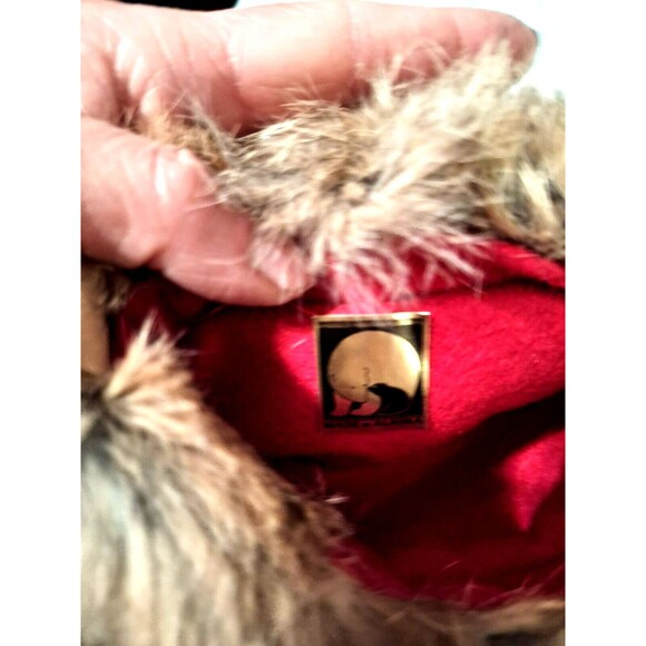 HAPPY HOLIDAYS CHRISTMAS STOCKING‎ WITH FUR LINING-14”-NEW 2 Stockings - Picture 9 of 11